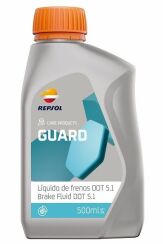 Тормозная жидкость Repsol GUARD LIQUIDO DE FRENOS DOT 5.1, 0.5 литра