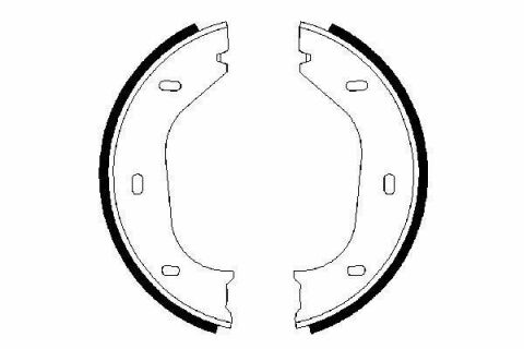 Колодки гальмівні ручного гальма 3/5/6/7 серія BMW