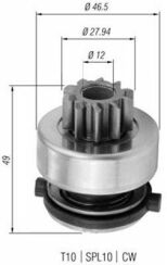 Бендикс (z=10) db w124/202/210 двигун.m104 [940113020357]