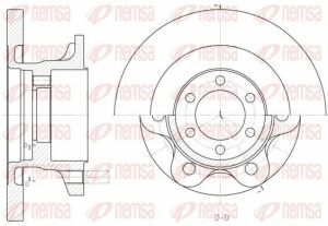 Диск тормозной перед. IVECO 2,5/2,8 91-99