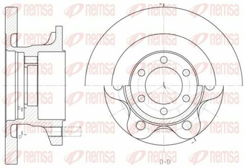 Диск гальмівний перед. IVECO 2,5/2,8 91-99