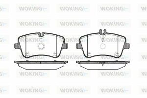 Тормозные колодки перед. MB W203 00-07 (TRW)