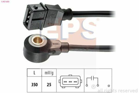 EPS OPEL Датчик детонации Astra F 1,8-2,0, Vectra B