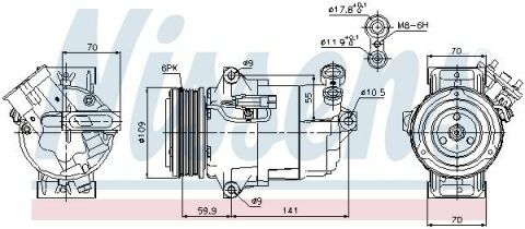 Компресор OP ASTRA H(04-)1.9 CDTi(+)[OE 1854530]