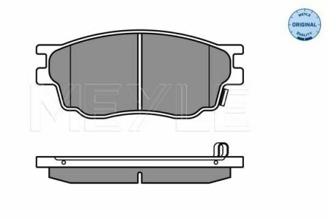 Колодки тормозные (передние) Mazda 6 02-07 (131.2x56)