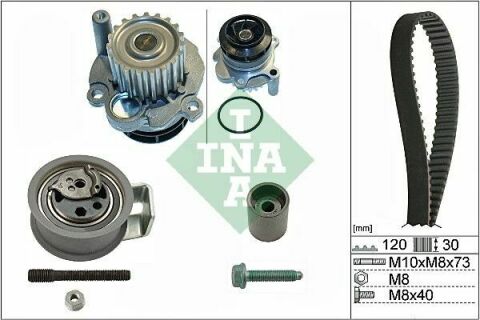 Комплект ГРМ + помпа Audi A4/Skoda Octavia/VW Passat/Golf 1.9TDI 99-10 Комплект ГРМ + помпа Audi A4/Skoda Octavia/VW Passat/Golf 1.9TDI 99-10