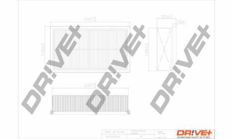 DP1110.10.0142 Drive+ - Фільтр повітря