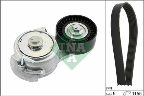 Комплект ременя генератора Fiat Punto/Stilo 1.2 02-09, (5PK 1155)