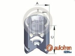 Поршень гальмівного супорту HONDA Accord CD/CE 93-98; MAZDA MX-5 05-15, MX-5 14-