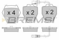 Тормозные колодки пер. Audi A6 97-05/VW Passat 96-05 (TRW)