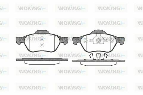 Гальмівні колодки пер. Clio/Laguna/Megane/Scenic/Twingo (03-21)