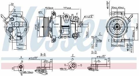 Компресор  DODGE  CALIBER  (06-)  1.8  i  16V