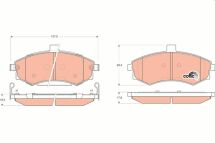 Комплект гальмівних колодок з 4 шт. дискові Комплект гальмівних колодок з 4 шт. дискові