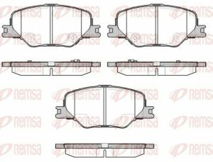 Колодки гальм. передні opel insignia b