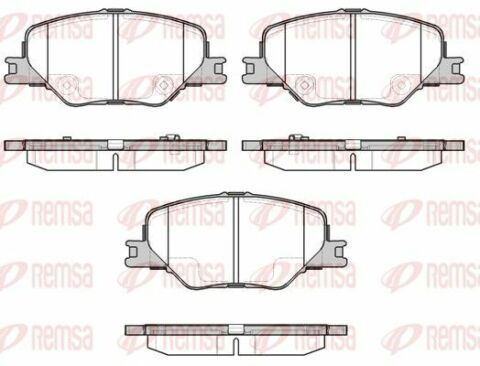 Колодки тормозов. передние opel insignia b