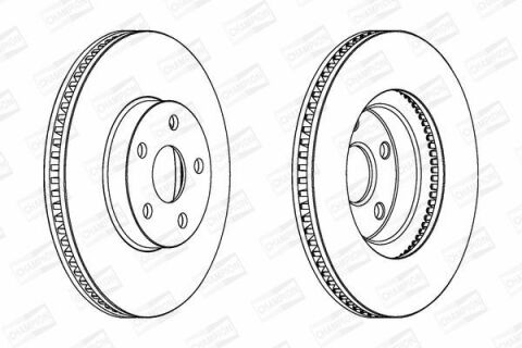 Диск тормозной передний Celica 99-05 TOYOTA