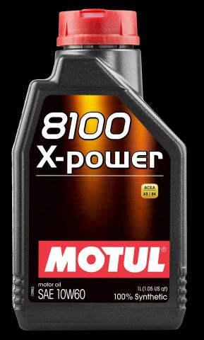 Моторное масло Motul 8100 X-Power 10W-60, 1 литр