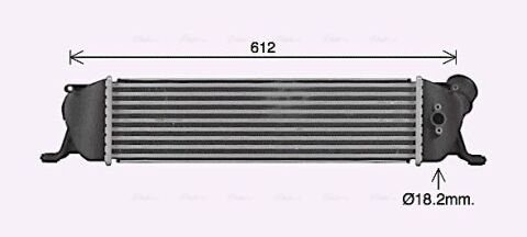 Интеркулер H1 2.5 CRDi MT/5 (Ava)