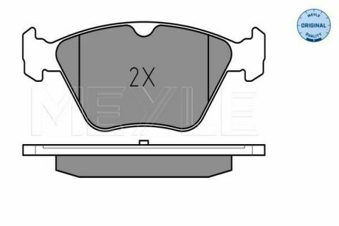 Колодки тормозные (передние) MB E-class (W210) 95-02 (ATE)