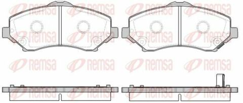 CHRYSLER Гальмівні колодки передн. Grand Voyager, Dodge Nitro, Cherokee 07-