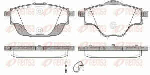 Комплект тормозных колодок (дисковых) (задних) Citroen C4 13-/C5/Peugeot 508 18-/308 13-/3008/5008 16-/Opel Grandland 17