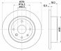 Гальмівний диск зад. Epica 05-2.0-2.5 (PRO), фото 4 - інтерент-магазин Auto-Mechanic