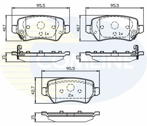 CBP32239 Comline - Тормозные колодки для дисков