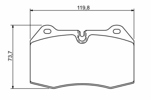 Тормозные колодки передние BMW E38 2,5-3,5 E31 4,4-5,0 89-01