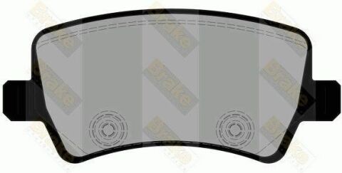 Комплект гальмівних накладок, дискове гальмо