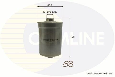 EFF016 Comline - Фильтр топлива (аналог WF8029/KL204)