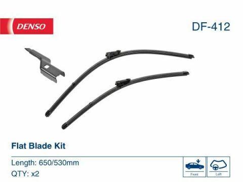 Комплект склоочисників flat blade kit