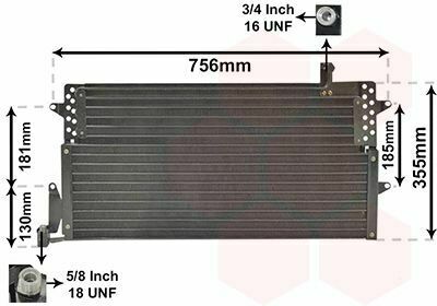 Радиатор кондиционера VW Passat (B3/B4) 88-97