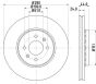 Диск тормозной передний HIGH CARBON RENAULT Laguna, Kangoo, Megane (280*24), фото 4 - интернет-магазин Auto-Mechanic