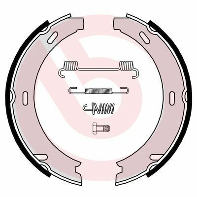 Гальмівні колодки барабанні