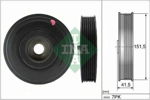 Шків колінвалу Renault Megane/Laguna/Nissan Primera 1.9 dCi 01-