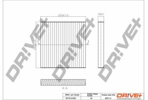 DP1110.12.0163 Drive+ - Фільтр салону