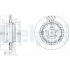 Диск тормозной задний 320*24 w221