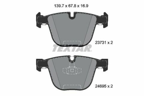 Колодки тормозные (задние) BMW 5 (F07)/7 (F01-F04) 08- (Teves) Q+ Колодки тормозные (задние) BMW 5 (F07)/7 (F01-F04) 08- (Teves) Q+