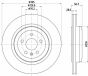 Гальм. диск задні model s 14-, model x 16-, фото 1 - інтерент-магазин Auto-Mechanic