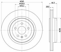 Гальм. диск задні model s 14-, model x 16- Гальм. диск задні model s 14-, model x 16-