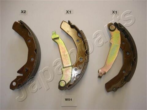 JAPANPARTS DAEWOO Щеки тормозные задн.Matiz 0,8/1,0 98-