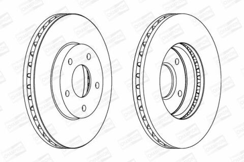 Диск тормозной передний Almera,Primera,X-Trail NISSAN