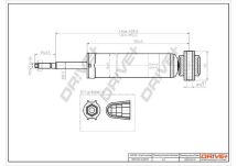 Амортизатор (задній) Citroen C4/Peugeot 307 00-11 (Газ)