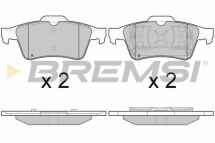 Тормозные колодки зад. Connect 02-13