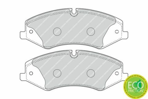 Тормозные колодки перед. Land Rover Discovery 09-(TRW)