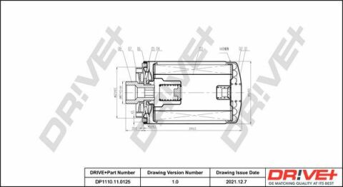 DP1110.11.0125 Drive+ - Фильтр масла