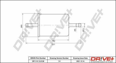 DP1110.13.0138 Drive+ - Фільтр палива
