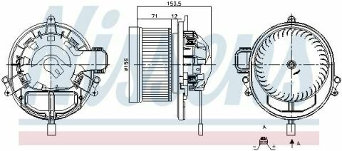 Вентилятор BMW 1 F20-F21 (11-) 120 i