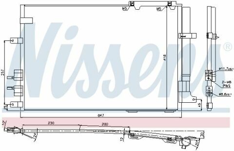 Конденсер  ALFA  159(05-)2.4  JTD(+)[OE  60698005]