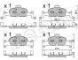 Колодки тормозные (передние) Audi A4 15-/A5 16-/A6 18-/A7 16-/Q5 16-, фото 1 - интернет-магазин Auto-Mechanic